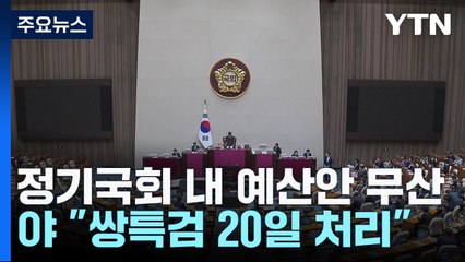 정기국회 내 예산안 무산...野 "쌍특검 20일에 추진" / YTN