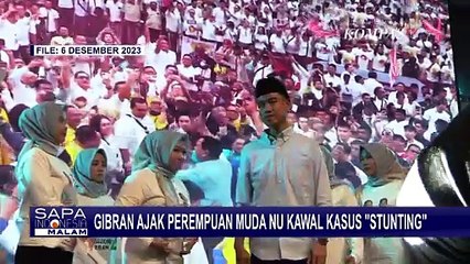 Gibran Ajak Perempuan Muda Nahdliyin Kawal Kasus Stunting di Indonesia