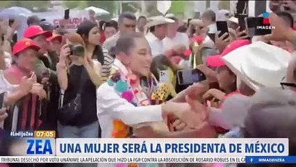 "Una mujer será la presidenta de México": Claudia Sheinbaum