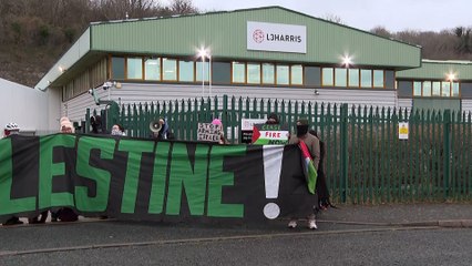 وقفة احتجاجية في جنوب بريطانيا دعما لغزة