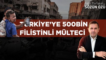 TÜRKİYE’YE 500 BİN FİLİSTİNLİ MÜLTECİ GELEBİLİR!