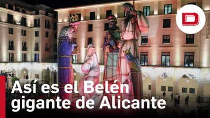 Así es el Belén gigante de Alicante, que tiene el récord Guiness por ser el más alto del mundo