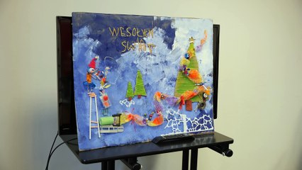 Rozdanie nagród w  konkursie na kartkę świąteczną