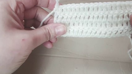 كيفية عمل غرزة العمود بلفه فى الكروشيه