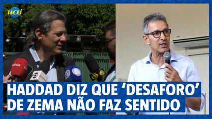 Segundo Haddad, Zema não teria participado de reunião sobre dívida de MG