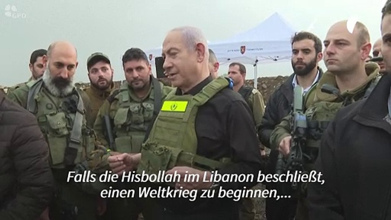 Netanjahu droht Hisbollah mit Angriff wie in Gaza