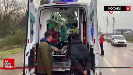 Kocaeli'de işe giderken hastanelik oldular