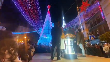 Espectáculo de luz y sonido navideño en Puente Genil