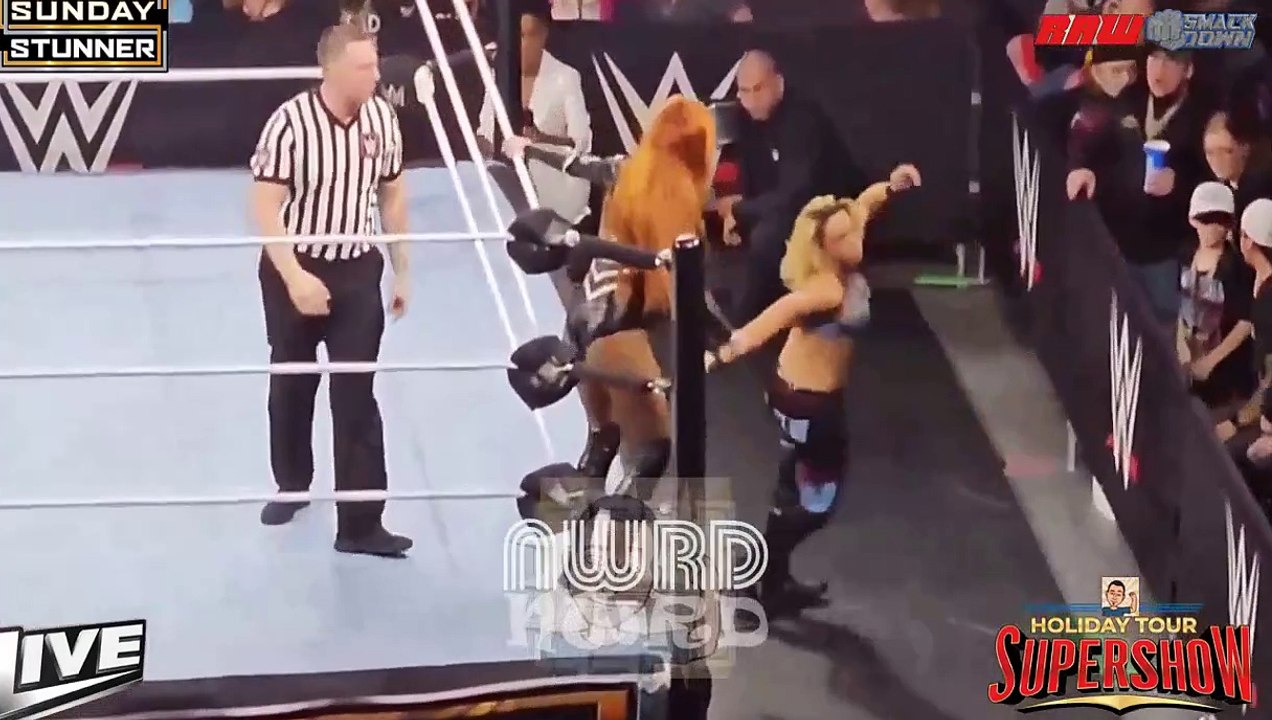 Becky Lynch vs Zoey Stark (Full Match) WWE Holiday Tour (December 3 2023) Live from Portland