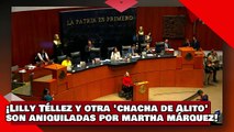 ¡VEAN! ¡La Momia Téllez y una chacha de Alito son aniquiladas por Martha Márquez por atacar a AMLO!