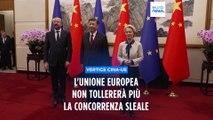 Nessun accordo nel vertice ad alta tensione tra Cina e Unione europea