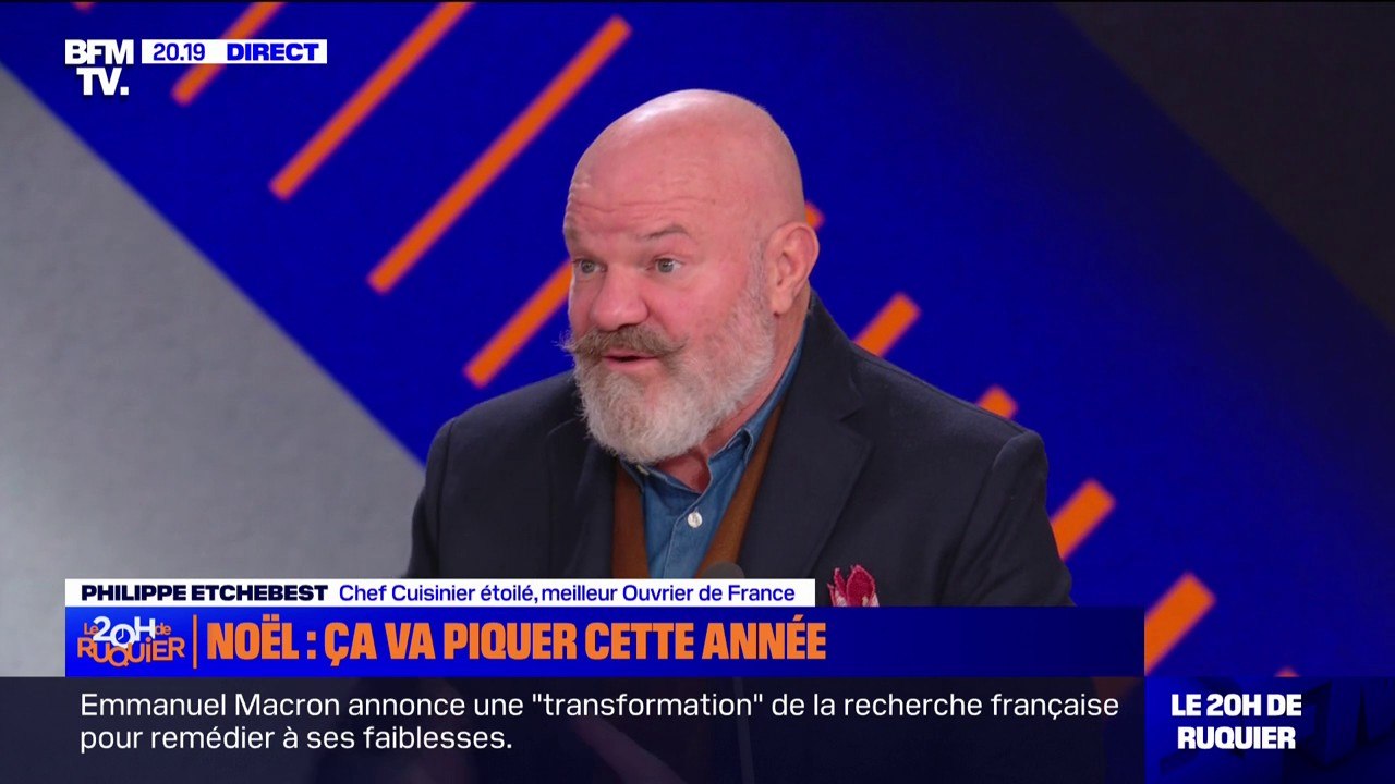 Philippe Etchebest sur l'inflation des produits alimentaires: "Je recommande d'aller chercher chez les petits producteurs locaux"