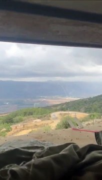 Interception d'un missile par le Dôme de fer en Israël