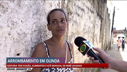 Grávida tem fogão, alimentos e até enxoval de bebê levados