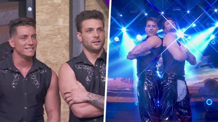 Nicola Porcella cumplió y encendió la pista al bailar quebradita con Agustín Fernández
