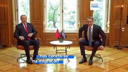 Presidente turco está na Grécia para relançar as relações há muito tensas