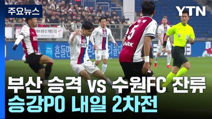 부산의 4년 만의 승격 vs 수원의 극적인 잔류 / YTN