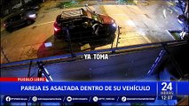 Pueblo Libre: pareja asaltada dentro de su vehículo persigue a ladrones