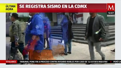 Se registra sismo de magnitud 5.8 en la Ciudad de México