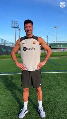 Lewandowski baila mejor que marca en el Barça