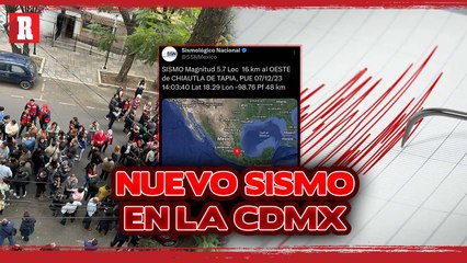 SISMO en la CDMX con magnitud 5.7