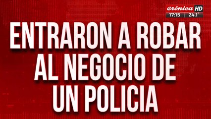Entraron a robar un negocio de un policía: se tiroteó con el dueño y sin querer mató a un compañero