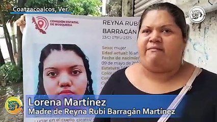 Reyna Rubí Barragán, una semana desaparecida en Coatzacoalcos; "Necesito saber si está bien": Madre