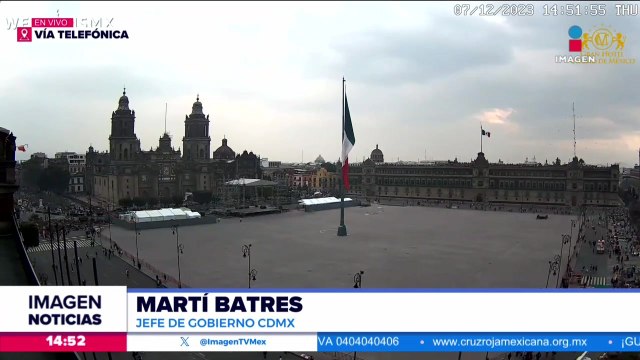 Sismo: Martí Batres reporta saldo blanco en la CDMX
