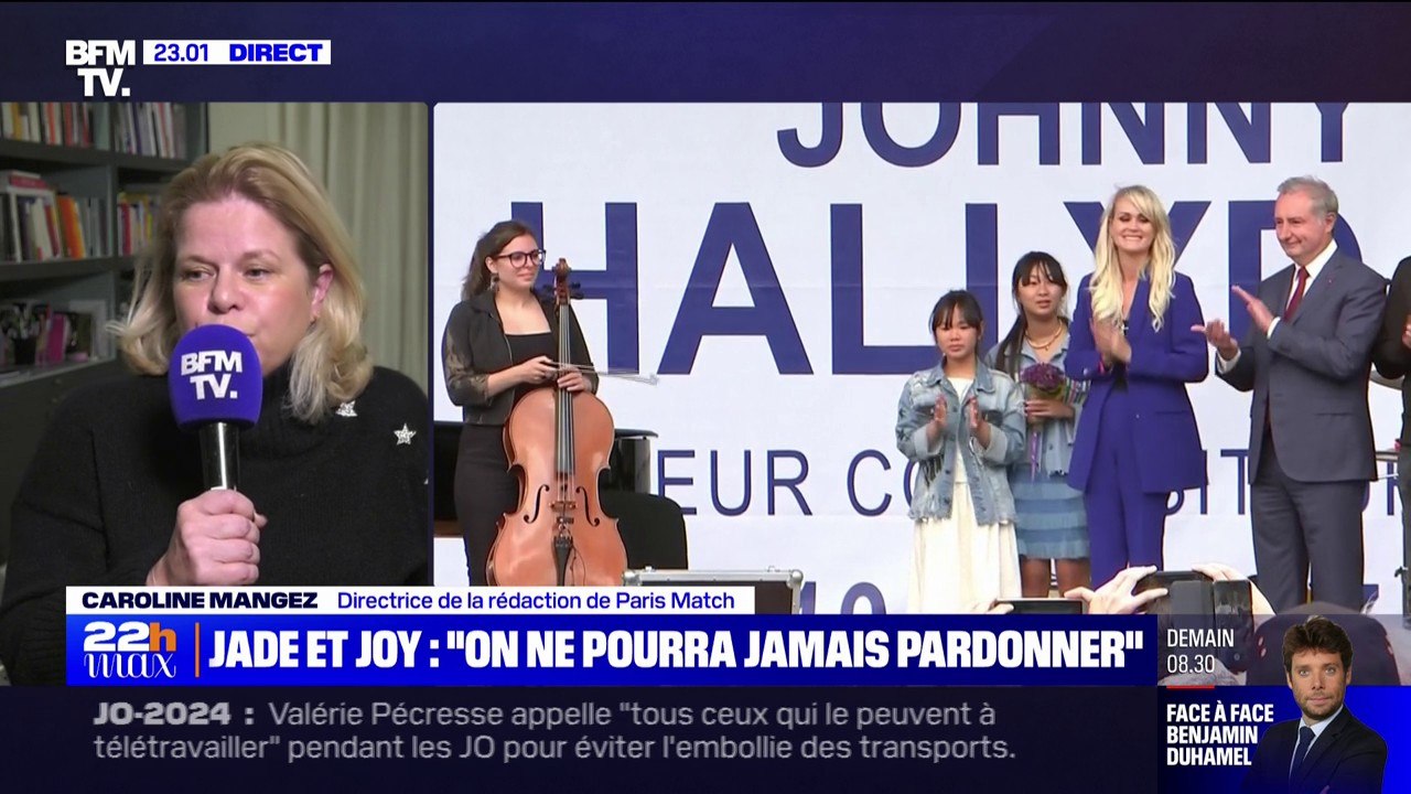 "Ils ne sont pas réconciliables": Caroline Mandez (directrice de la rédaction de Paris Match) revient sur l'interview de Joy et Jade Hallyday dans laquelle les filles du chanteur règlent leurs comptes avec David Hallyday et Laura Smet