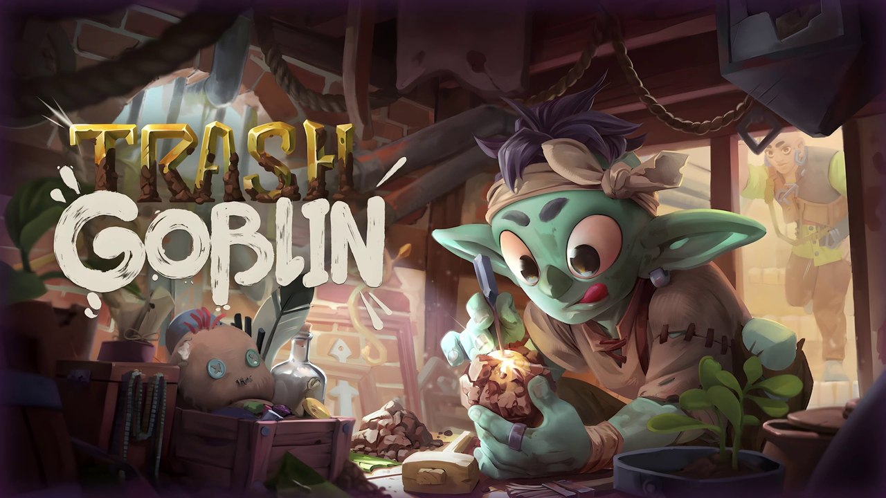 TRASH GOBLIN - A cosy fantasy shopsim: discover, clean, upcycle & sell trinkets !