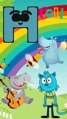 H is for Happy Hippo