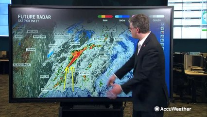Storm system set to intensify as it moves east this weekend