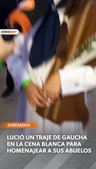 Gaucha en la Cena Blanca