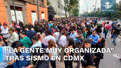 Tras sismo magnitud 5.7, capitalinos aplauden la implementación de macrosimulacros