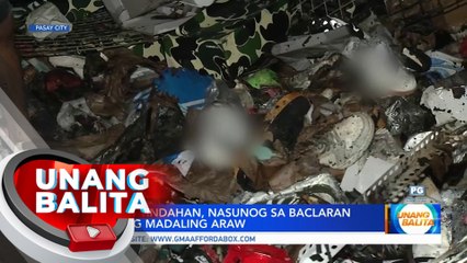 BFP: 10-15 tindahan, nasunog sa Baclaran kaninang madaling araw | UB