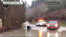 Severe floods overtake towns in the Pacific Northwest