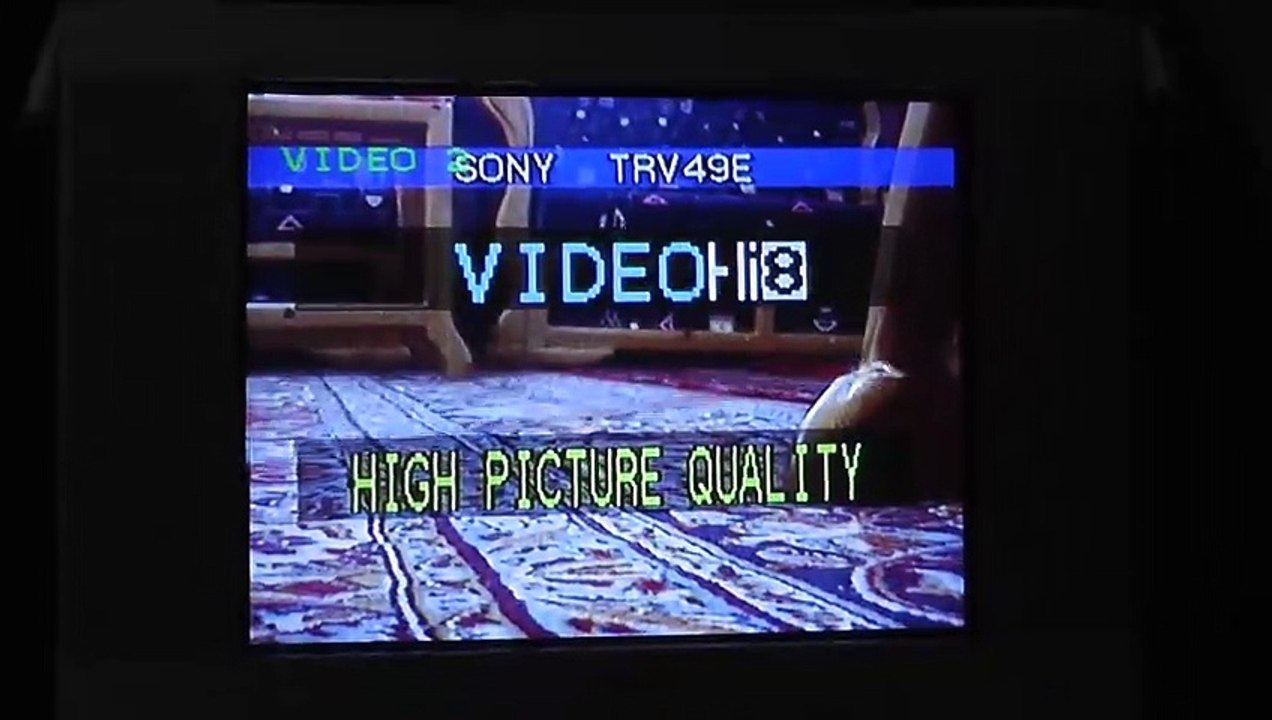 Sony Stamina TRV49E camcorder demo 2012-07-27