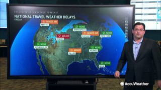 Snow and gusty storms to cause travel delays in multiple parts of the US this Friday