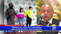 PNP detalla captura en Colombia de Wanda Del Valle, ex pareja del sicario 'Maldito Cris'