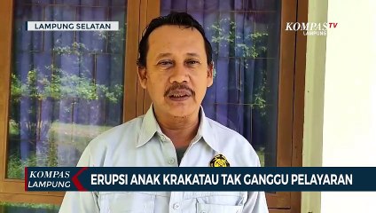 Erupsi Gunung Anak Krakatau Tak Ganggu Pelayaran di Selat Sunda