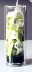 Latte coffee matcha