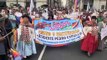 Miles marchan en Perú contra Boluarte un año después de su llegada al poder