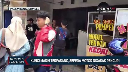 Kunci Masih Terpasang, Sepeda Motor Digasak Pencuri