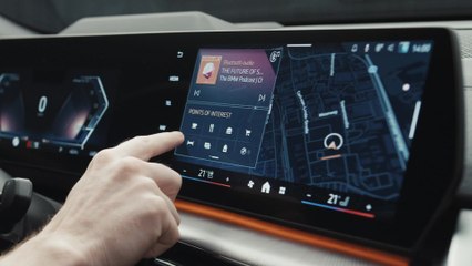 The first-ever BMW iX2. BMW Operating System 9 Explanatory Film