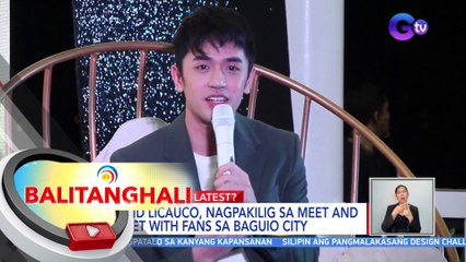 David Licauco, nagpakilig sa meet and greet with fans sa Baguio City | BT