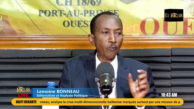 Editoryalis ak analis politik Lemoine Borneau ankouraje akte politik yo chita pale.