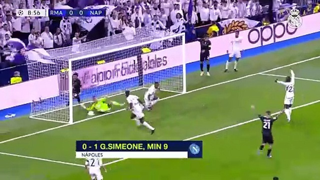 Real Madrid vs SSC Napoli 4-2  Champions League Highlights 2023
