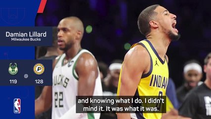 Lillard says 'be humble in your moment' after Haliburton celebrates 'Dame Time'