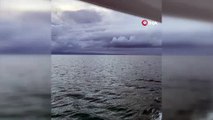 Balıkçıların denizde görüntülediği devasa hortum kamerada