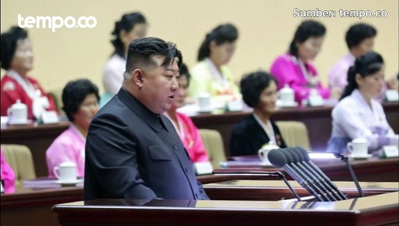 Kim Jong Un Menangis Minta Wanita Korut Melahirkan Banyak Anak